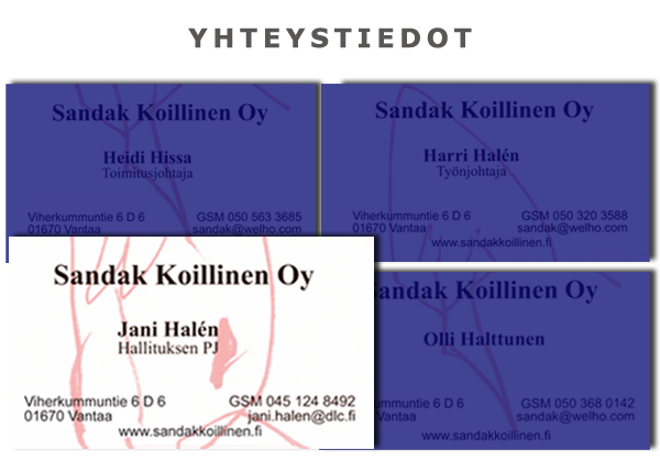 Yhteystiedot - Jani Halén