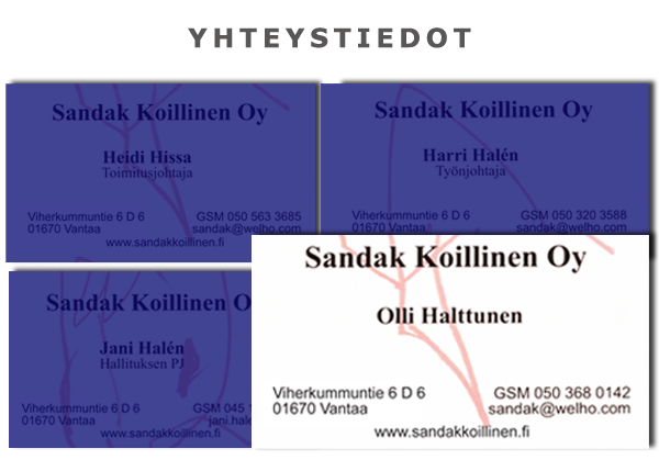 Yhteystiedot - Olli Halttunen
